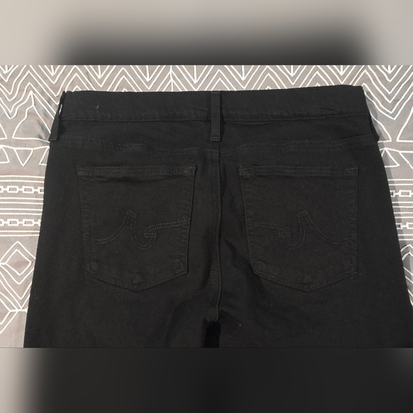 AG Adriano Goldschmied Maternity Prima Cigarette Leg Black Jeans Size 26 - Picture 4 of 12